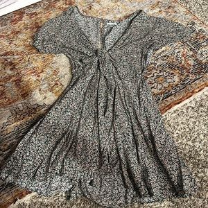 Kimchi blue floral tie front romper